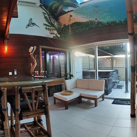 La Rivière-Saint-Sauveur La Kaz Rhumantique Sauna And Spa Privatif מראה חיצוני תמונה
